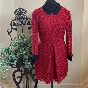 Venice lace collard dress size 8